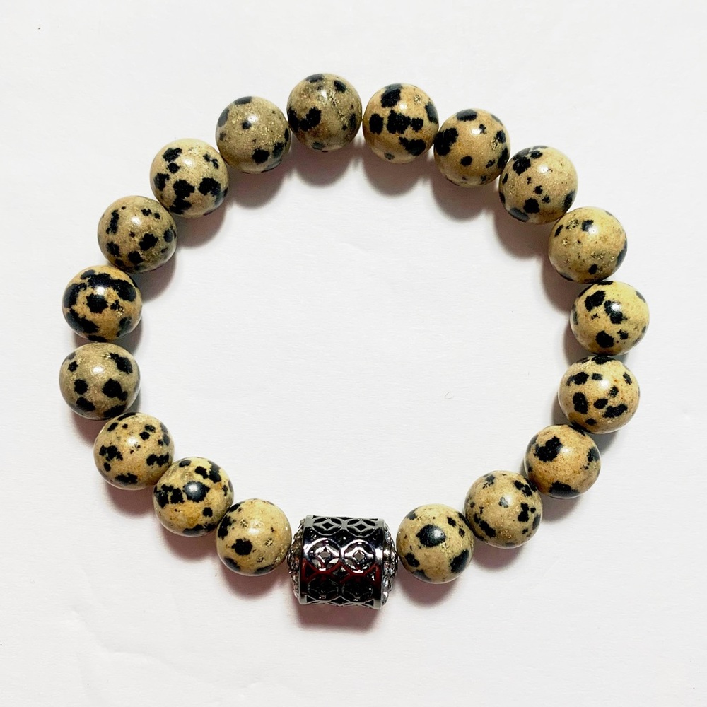 Semiprecious Jasper Stone Bracelet NWT